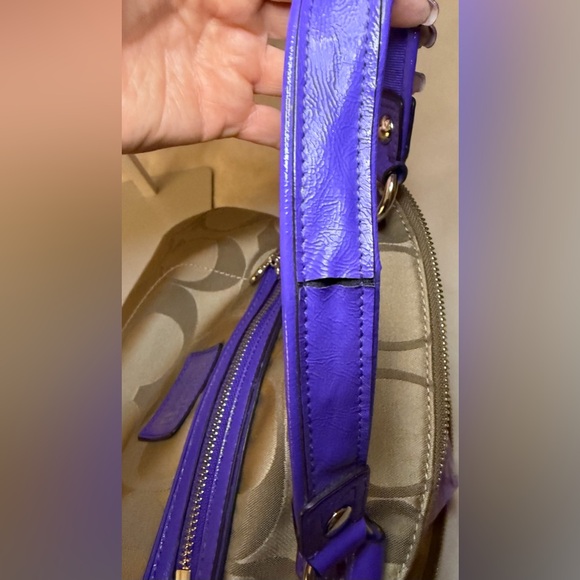 Coach Poppy Signature C Crossbody Bag RARE - Picture 8 of 13